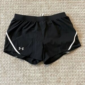 Under Armour Black Heatgear Running Shorts